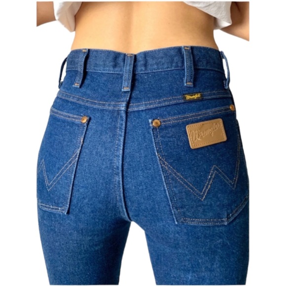 Wrangler Denim - Vintage Wrangler Jeans High Rise Denim Regular Fit Long Women’s Mens Size 36”